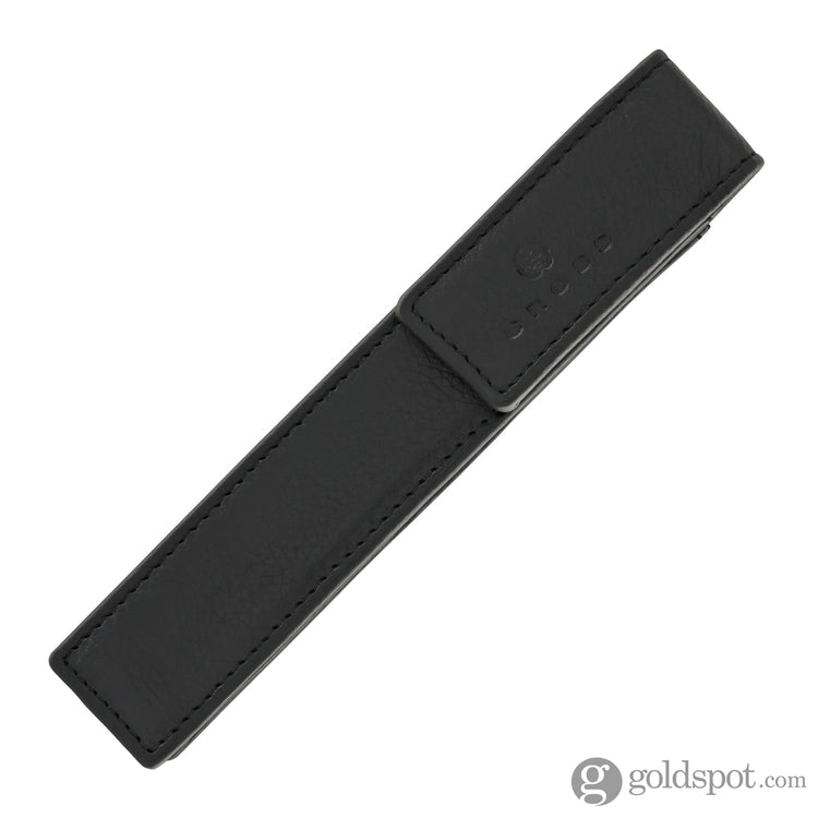 Cross Single Pen Pouch Classic Black with Snap Closure Pen Cases
