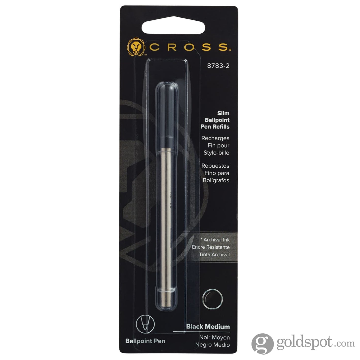 Cross Slim Ballpoint Pen Refill in Black Ballpoint Pen Refill