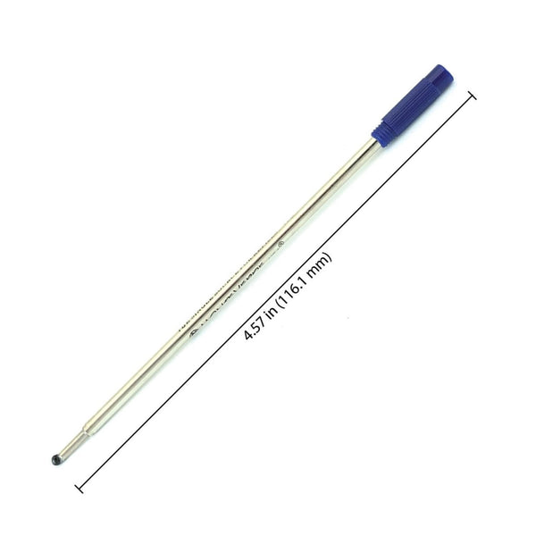Cross Soft Roll Ballpoint Pen Refill in Blue/Black - Medium Point Ballpoint Pen Refill