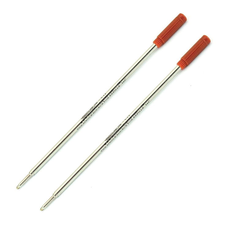 Cross Soft Roll Ballpoint Pen Refill in Brown - Medium Point - Pack of 2 Ballpoint Pen Refill