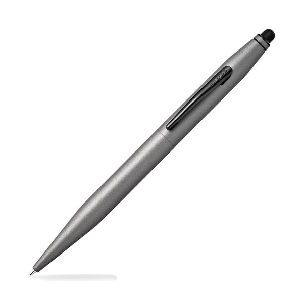 Cross Tech 2 Ballpoint Pen in Titanium Gray with Touch Screen Stylus Ballpoint Pen