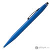 Cross Tech 2 Ballpoint Pen with Touch Screen Stylus in Metallic Blue Ballpoint Pen