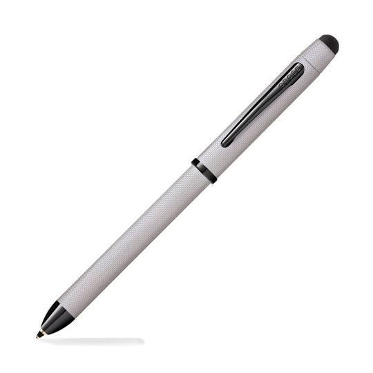 Cross Tech 3+ Multi Functional Pen in Brushed Chrome with PVD Trim