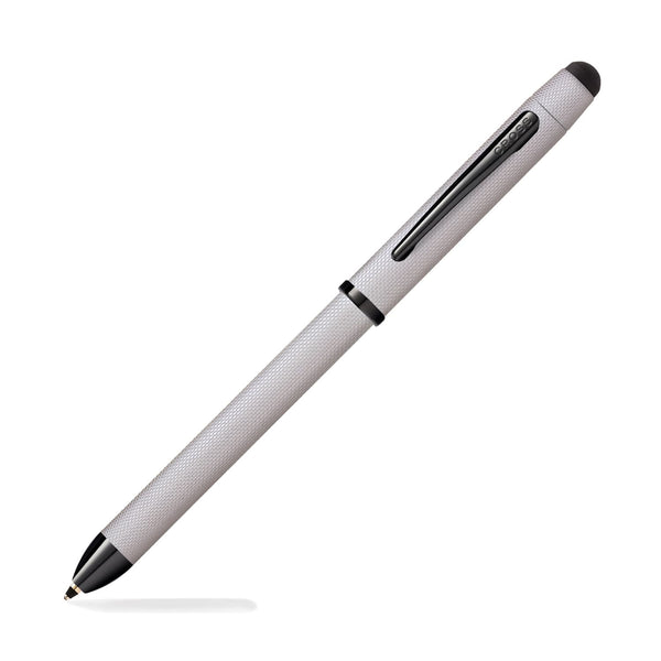 Cross Tech 3+ Multi Functional Pen in Brushed Chrome with PVD Trim Pen