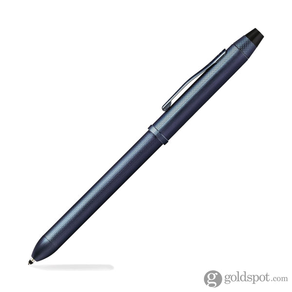 Cross Tech 3+ Multi Functional Pen in Dark Blue with PVD Trim Multi-Function Pen
