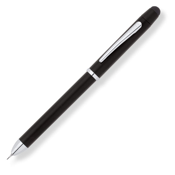 Cross Tech 3+ Multi Functional Pen in Satin Black with Chrome Trim Multi-Function Pen