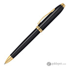 Cross Townsend Ballpoint Pen in Black Lacquer with 23K Gold Trim Ballpoint Pen