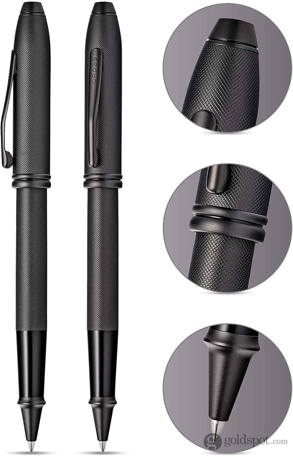 Cross Townsend Ballpoint Pen in Black Micro Knurl Ballpoint Pen