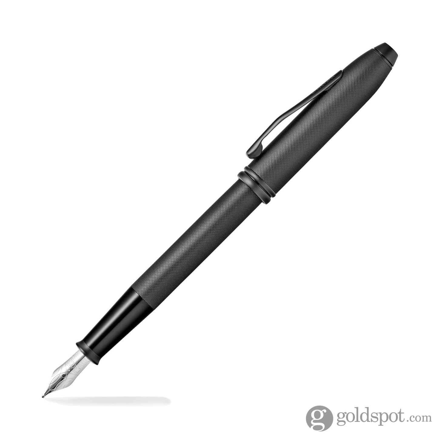 Cross Townsend Fountain Pen in Black Micro Knurl Fountain Pen