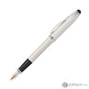 Cross Townsend Fountain Pen in Brushed Platinum Plated with 18K Rhodium Plated - Medium Point Fountain Pen