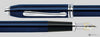 Cross Townsend Fountain Pen in Quartz Blue Lacquer - Fine Point Fountain Pen