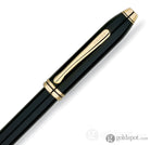 Cross Townsend Rollerball Pen in Black Lacquer with 24K Gold Trim Rollerball Pen