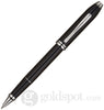 Cross Townsend Rollerball Pen in Black Lacquer with Rhodium Clip & Trim Rollerball Pen
