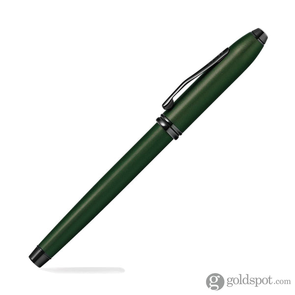 Cross Townsend Rollerball Pen in Green PVD Micro Knurl Rollerball Pen
