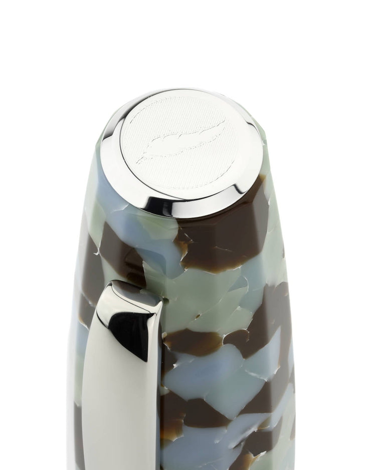 Scribo Feel Fountain Pen in Graniglia with Platinum Trim Fountain Pen