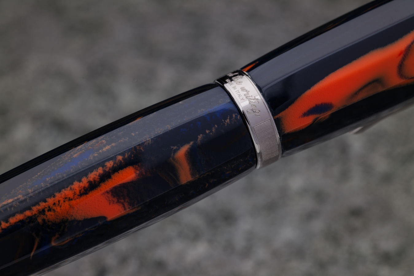 Scribo Feel Fountain Pen in Blu Califfo with Ruthenium Trim Fountain Pen