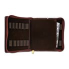 Girologio 12 Zippered Pen Case in Oxblood Cases