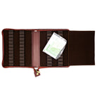 Girologio 24 Zippered Pen Case in Antique Brown Cases