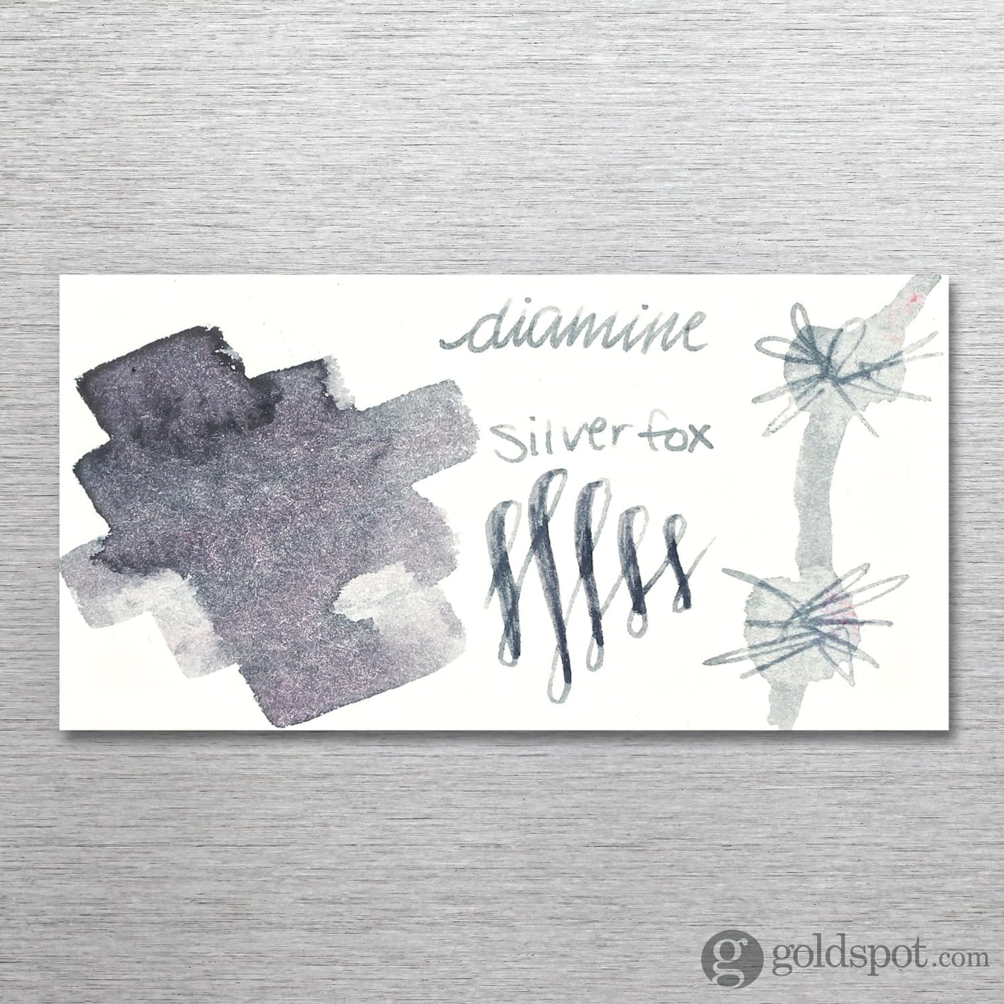 Diamine 150th Anniversary Bottled Ink in Silver Fox - 40 mL Bottled Ink