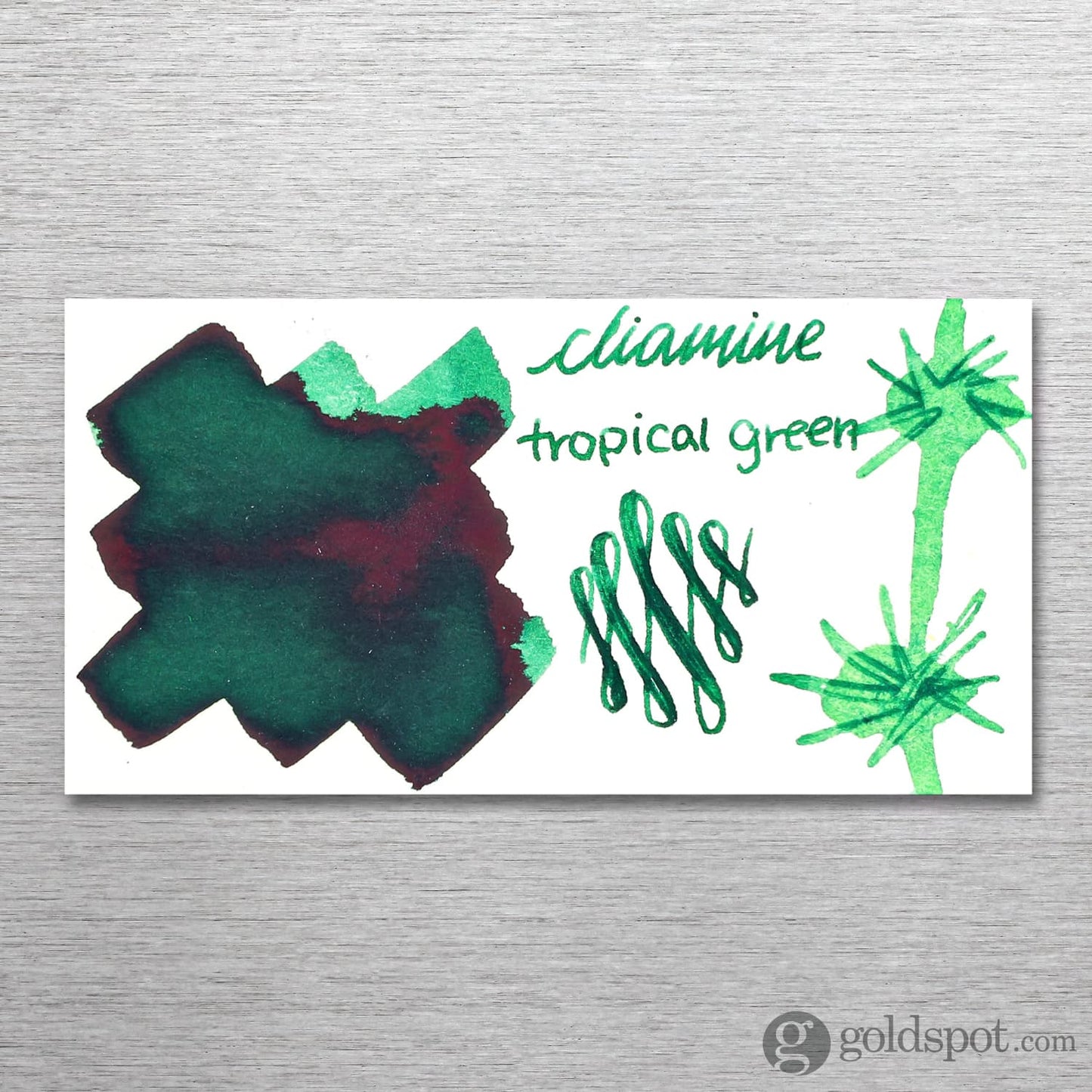 Diamine 150th Anniversary Bottled Ink in Tropical Green - 40 mL Bottled Ink