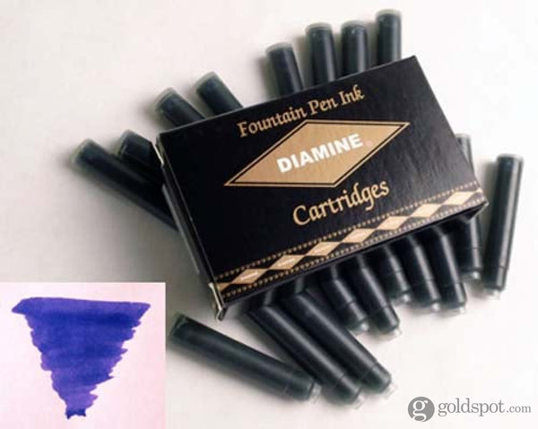 Diamine Bottled Ink and Cartridges in Imperial Blue Cartridges Bottled Ink