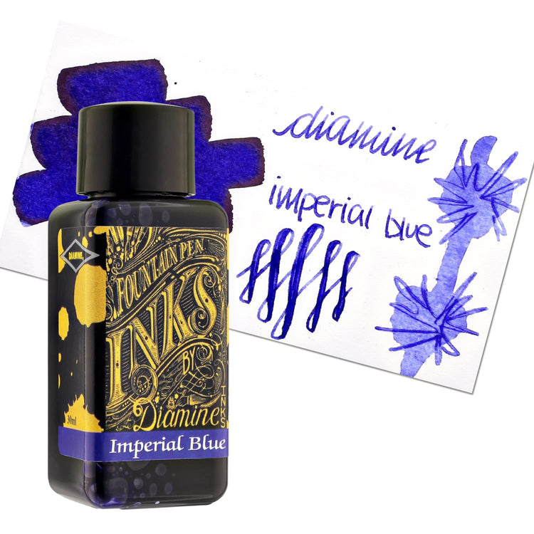 Diamine Bottled Ink and Cartridges in Imperial Blue Bottled Ink