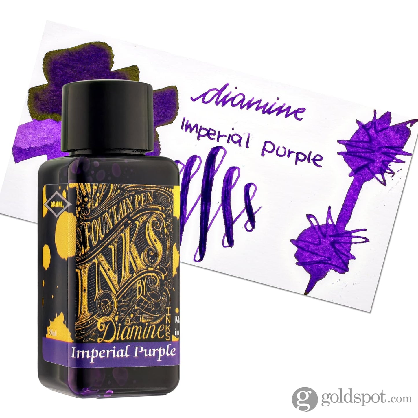 Diamine Bottled Ink and Cartridges in Imperial Purple 30ml Bottled Ink