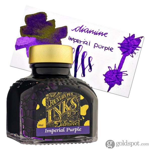 Diamine Bottled Ink and Cartridges in Imperial Purple 80ml Bottled Ink