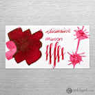 Diamine Bottled Ink and Cartridges in Maroon Pink Bottled Ink