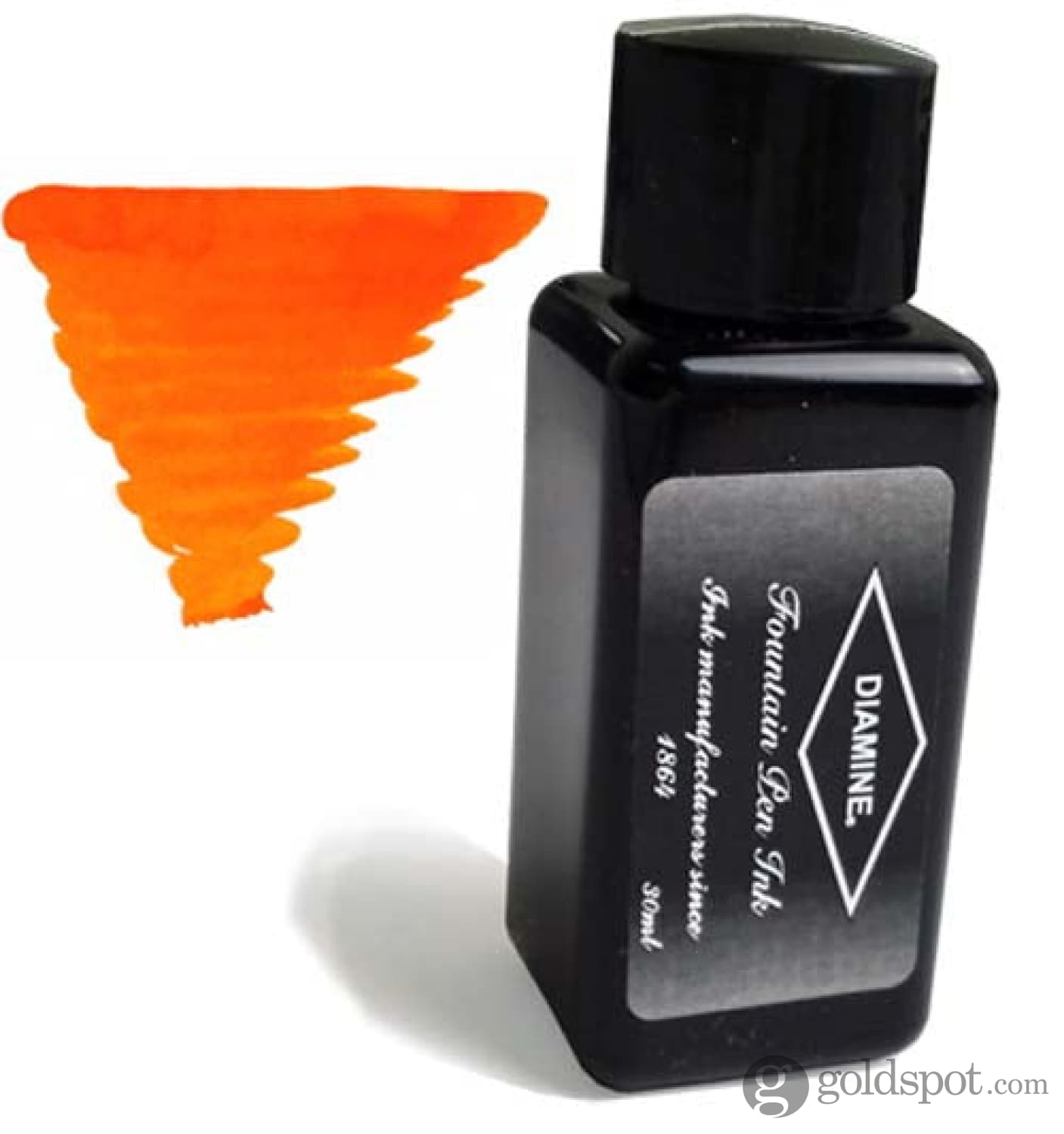 Diamine Bottled Ink and Cartridges in Orange 30ml Bottled Ink