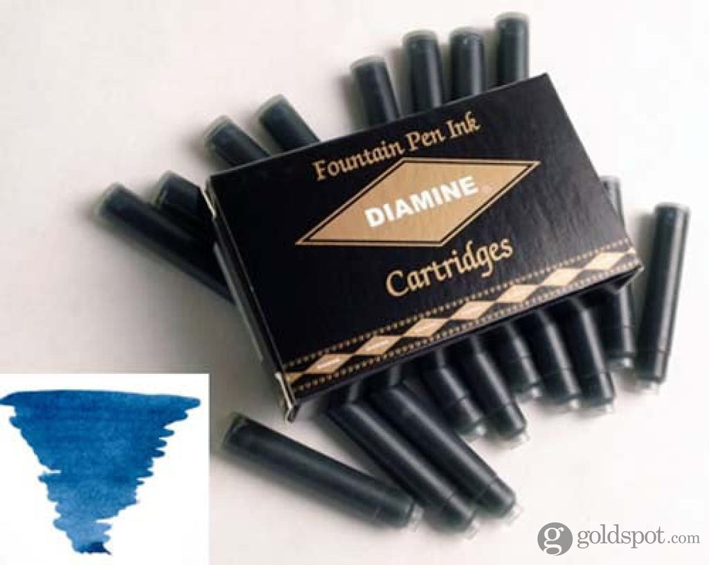 Diamine Bottled Ink and Cartridges in Prussian Blue Cartridges Bottled Ink