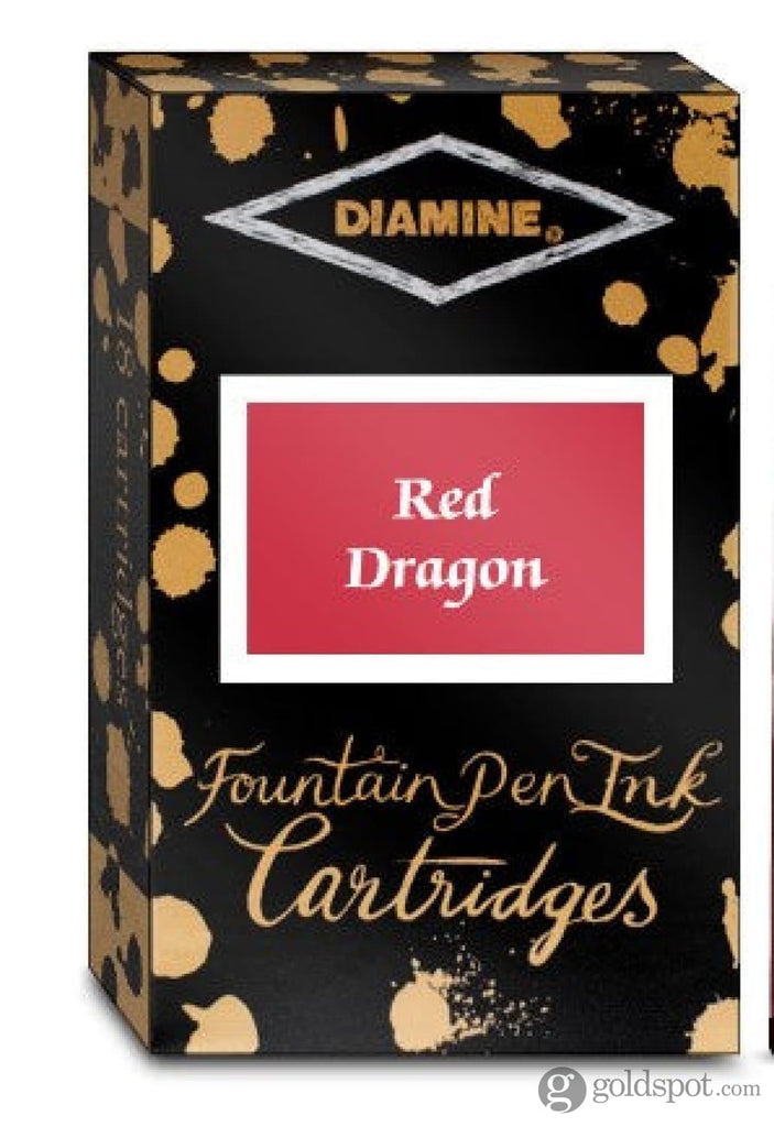 Diamine Bottled Ink and Cartridges in Red Dragon Cartridges Bottled Ink