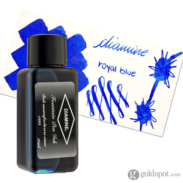 Diamine Bottled Ink and Cartridges in Royal Blue 30ml Bottled Ink