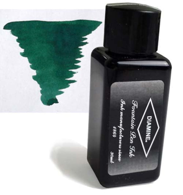 Diamine Bottled Ink and Cartridges in Sherwood Green Bottled Ink