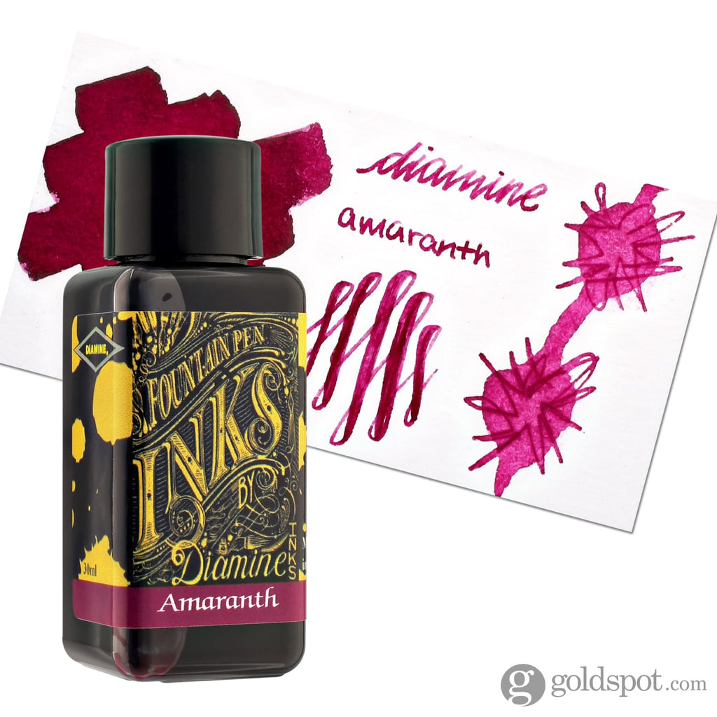 Diamine Bottled Ink in Amaranth Pink 30ml Bottled Ink