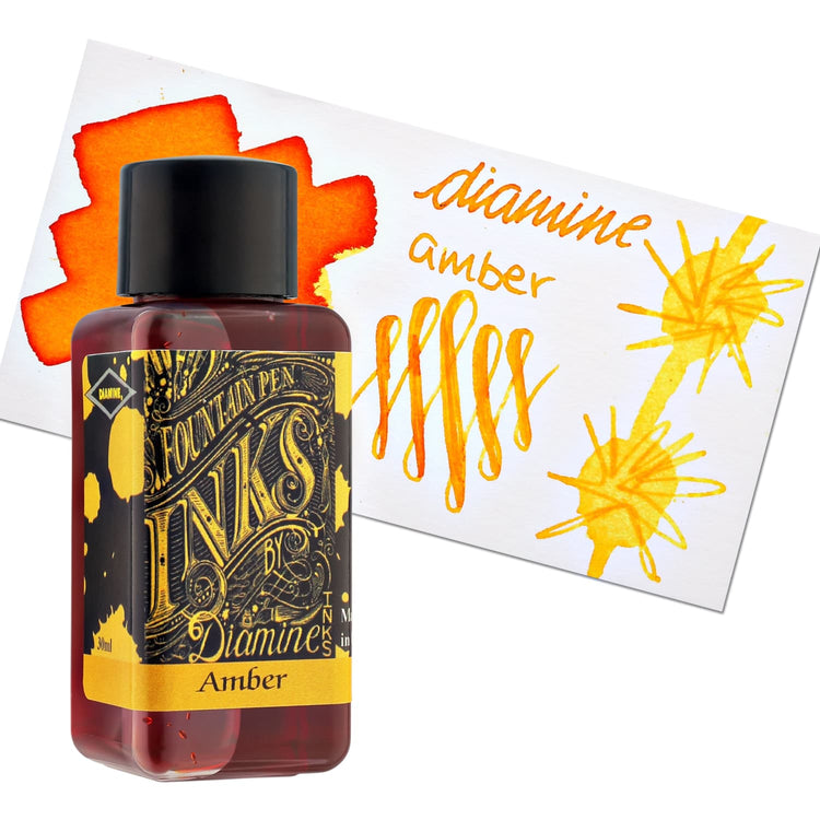 Diamine Bottled Ink in Amber Bottled Ink