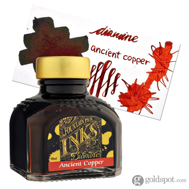 Diamine Bottled Ink in Ancient Copper 80ml Bottled Ink