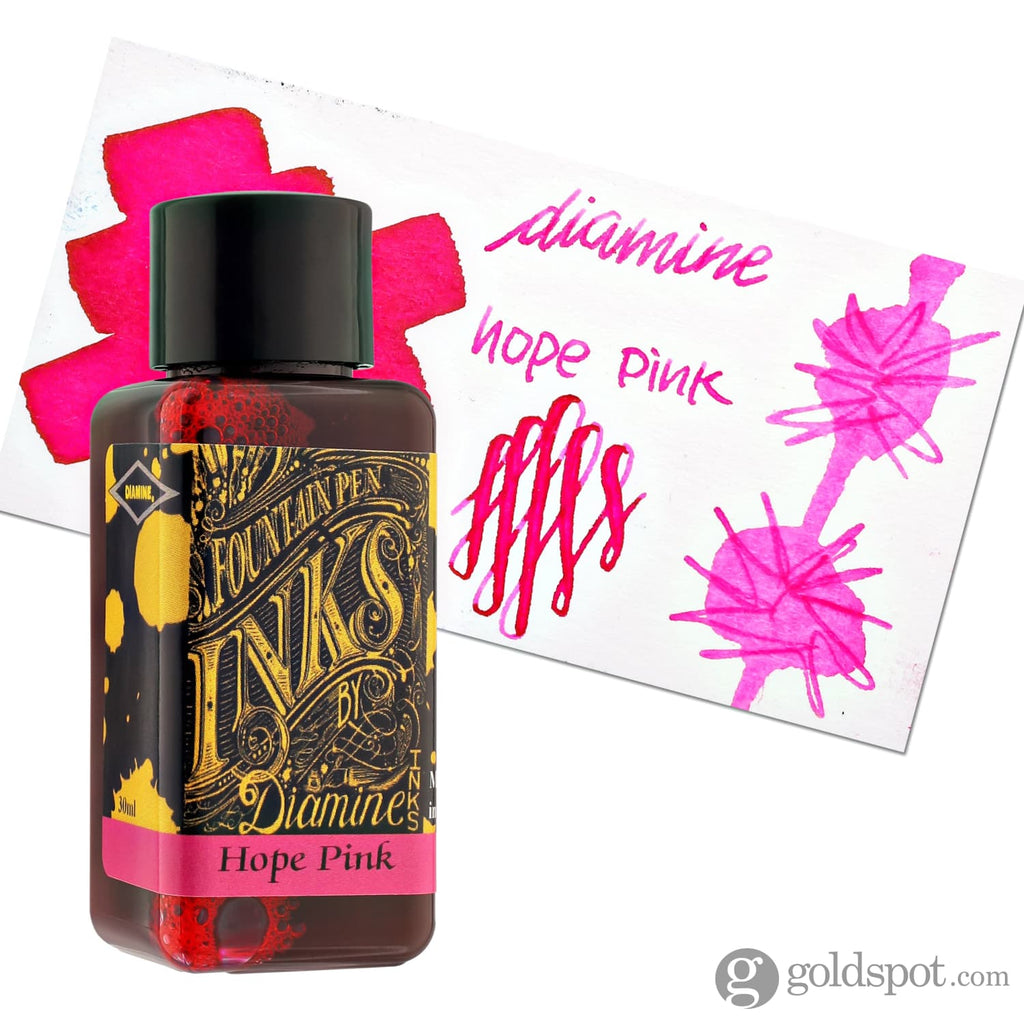 Diamine Bottled Ink in Hope Pink 30ml Bottled Ink