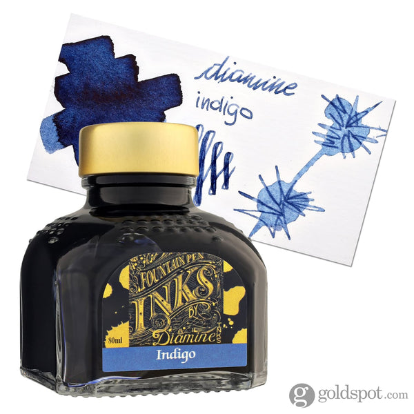 Diamine Bottled Ink in Indigo Blue 80ml Bottled Ink