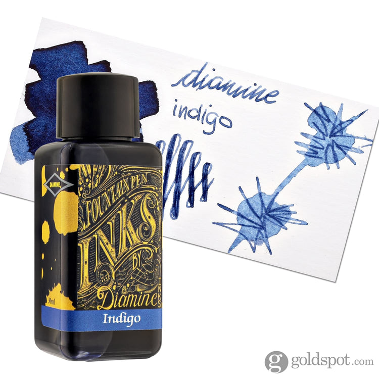 Diamine Bottled Ink in Indigo Blue 30ml Bottled Ink