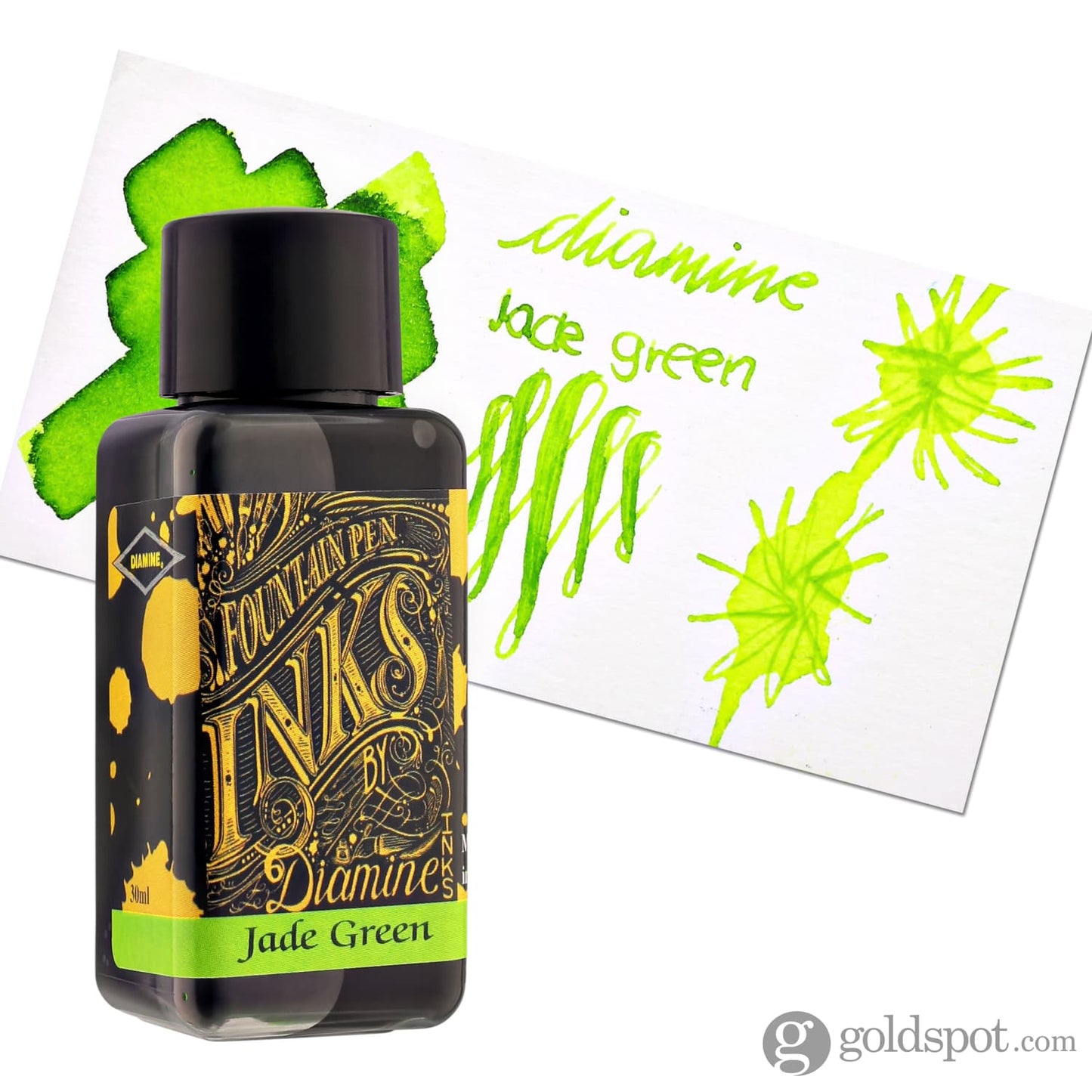 Diamine Bottled Ink in Jade Green 30ml Bottled Ink