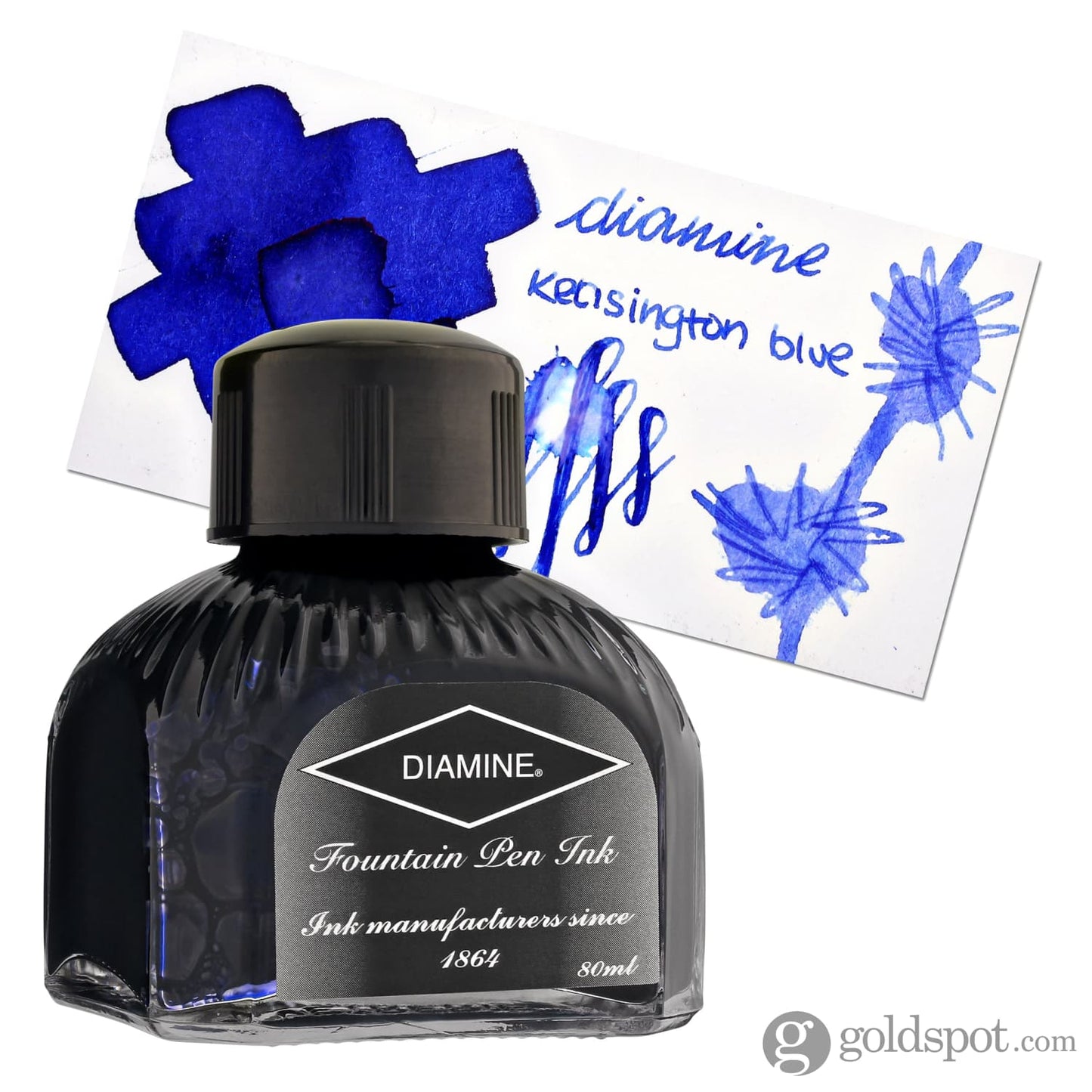 Diamine Bottled Ink in Kensington Blue 80ml Bottled Ink