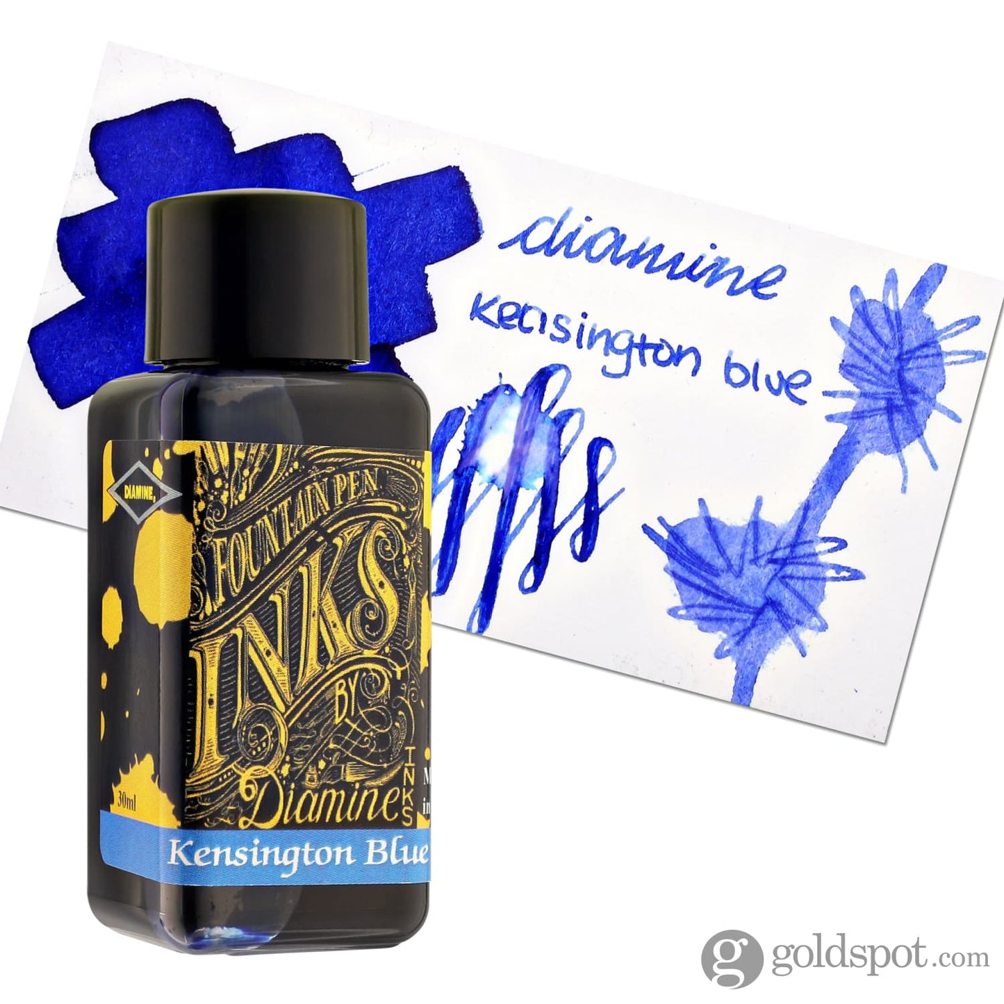 Diamine Bottled Ink in Kensington Blue 30ml Bottled Ink