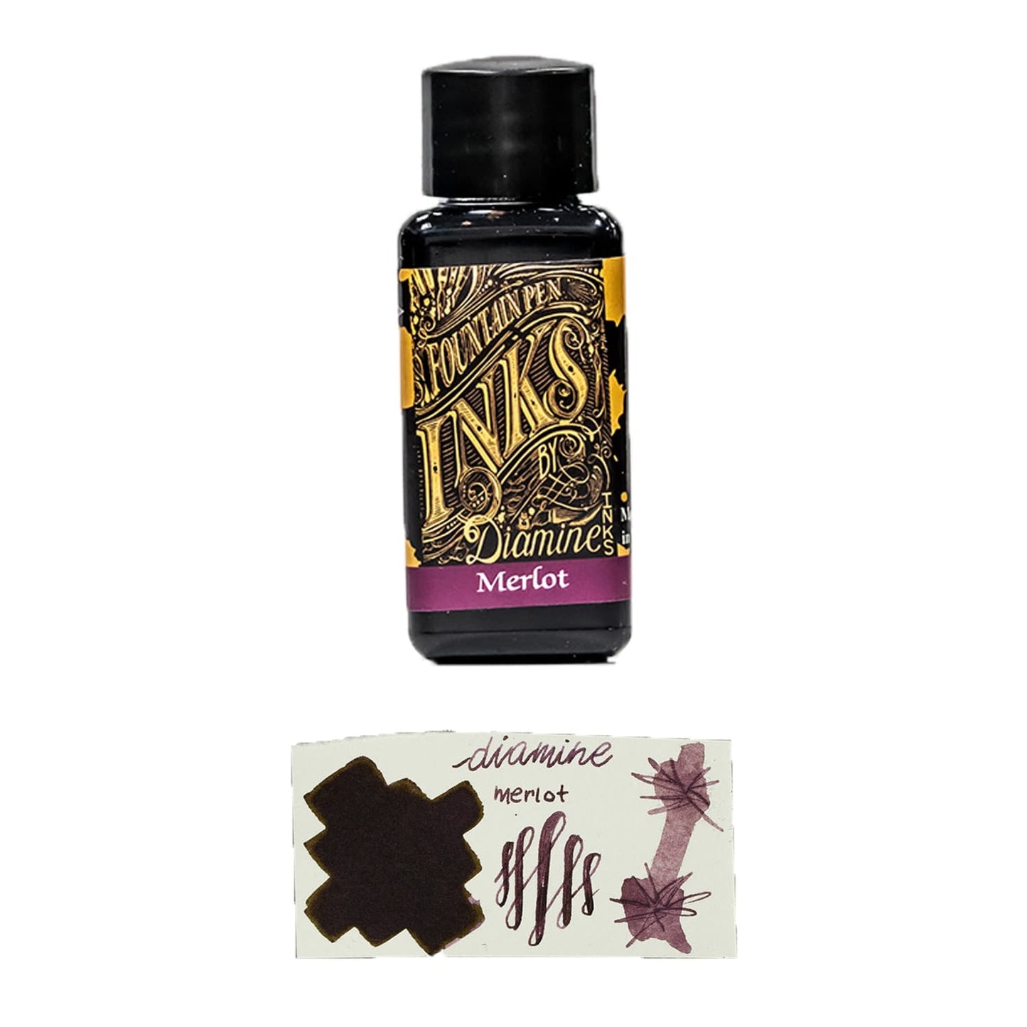Diamine Bottled Ink in Merlot Bottled Ink