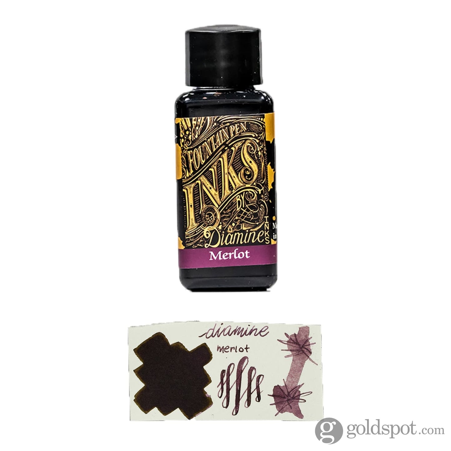 Diamine Bottled Ink in Merlot 30ml Bottled Ink
