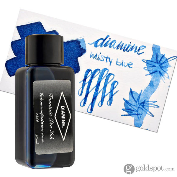 Diamine Bottled Ink in Misty Blue 30ml Bottled Ink