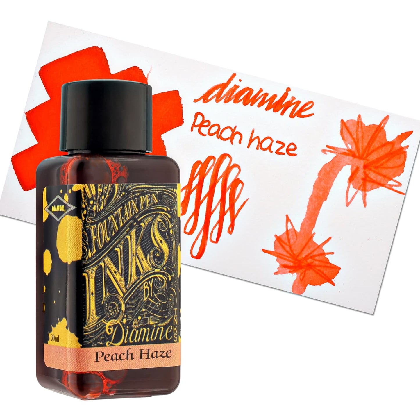 Diamine Bottled Ink in Peach Haze Bottled Ink