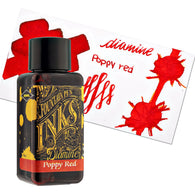 Diamine Bottled Ink in Poppy Red