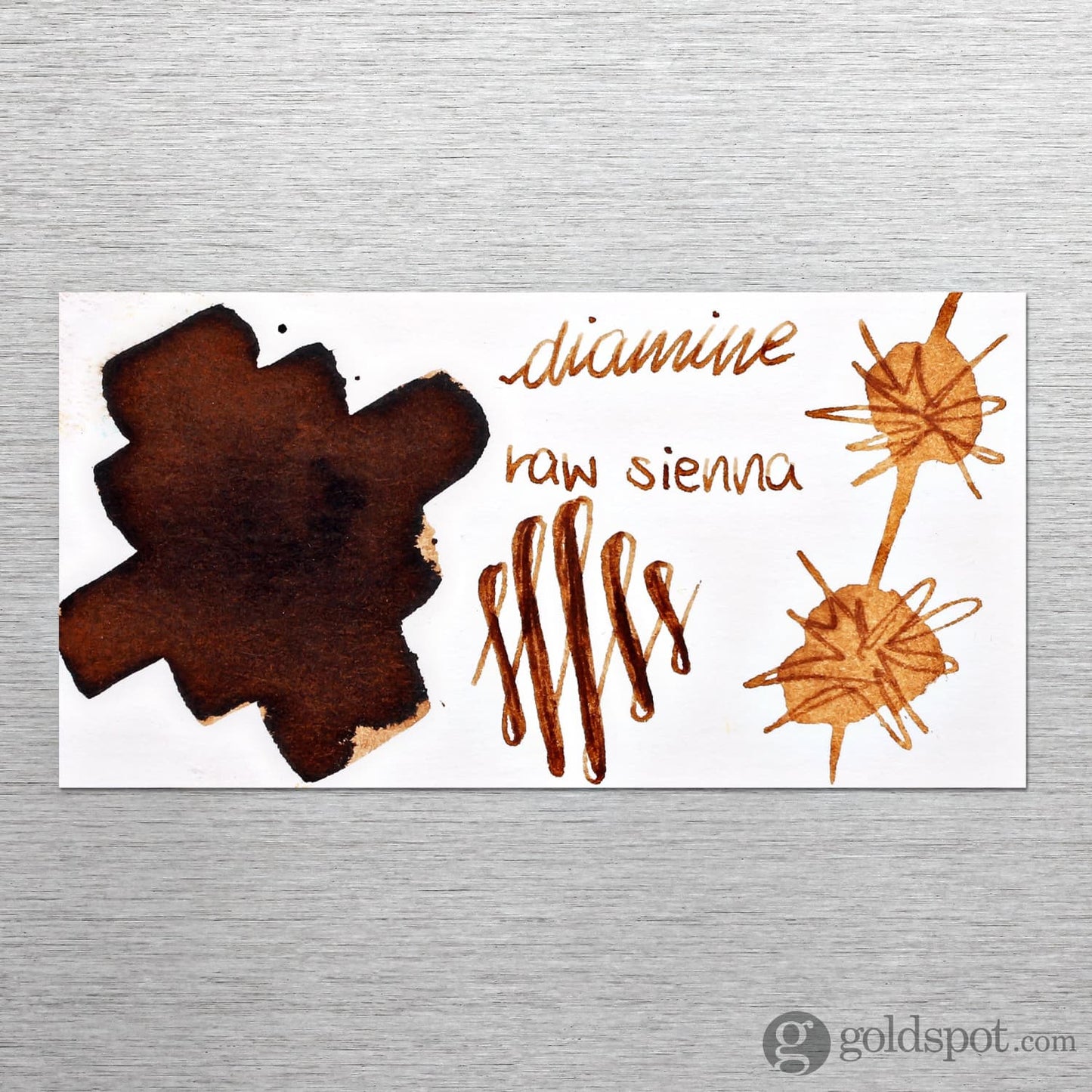 Diamine Bottled Ink in Raw Sienna Brown Bottled Ink