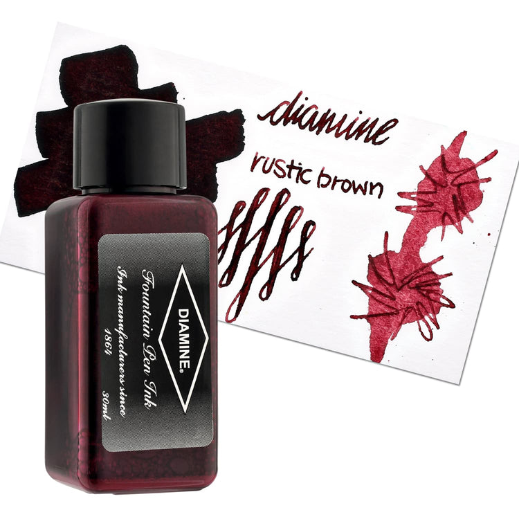 Diamine Bottled Ink in Rustic Brown Bottled Ink